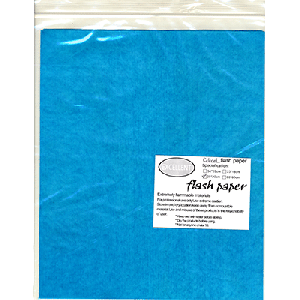 Flash Paper five pack(25x20cm) Blue - Trick