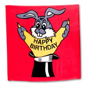 Happy Birthday Silk 36 inch by Vincenzo Di Fatta - Trick