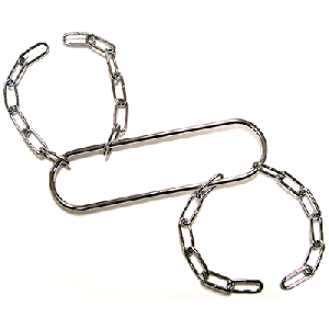 Houdini Handcuffs (Chrome) by Vincenzo Di Fatta - Tricks