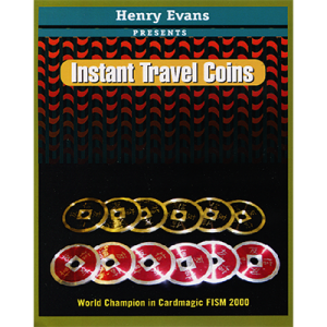 Instant Travel Coins (DVD and Gimmicks) by Henry Evans - Trick