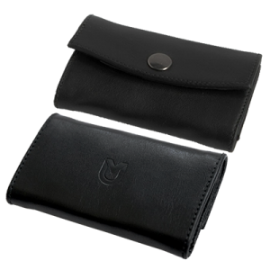 LEATHER COIN PURSE (Holds Six  Dollar Coins) by UnderMagic - Trick