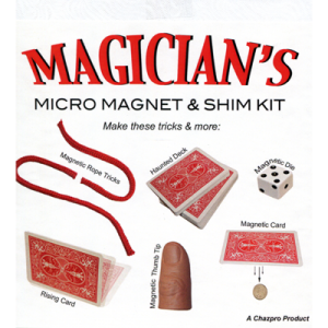 The Magicians Micro Magnet kit by Chazpro Magic - Trick