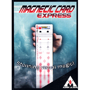Magnetic Card Express (Red) by Astor Magic - Trick