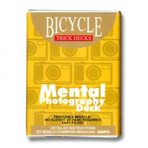 Mental Photo Deck Bicycle (Blue) - Trick