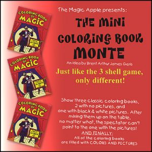 Mini Coloring Book Monte by  Magic Apple - Trick