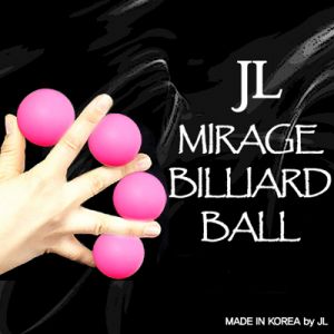 Mirage Billiard Balls by JL (PINK, 3 Balls and Shell) - Trick