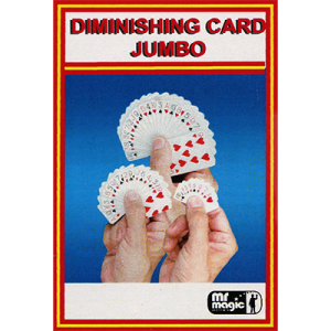 Diminishing Cards (Jumbo) by Mr. Magic - Trick