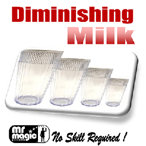 Diminishing Milk Glasses (multim in Parvo) by Mr. Magic