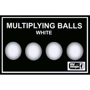 Multiplying Balls (White  Plastic) by Mr. Magic - Trick