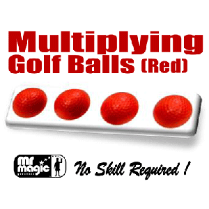 Multiplying Golf Balls (Red) by Mr. Magic - Trick