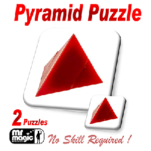 Pyramid Puzzle (2 Puzzles per box) by Mr. Magic - Trick