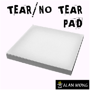 No Tear Pad (Small, 3.5 X 3.5, Tear/No Tear Alternating) by Alan Wong - Trick