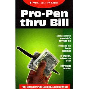 Pro Pen Through Bill by Premium Magic - Trick