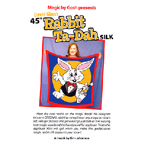 Rabbit Ta-Dah Silk (45 inch) by Goshman - Tricks