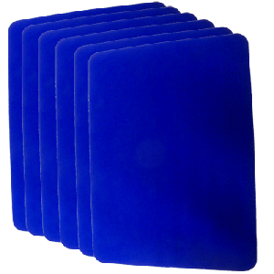 Small Close Up Pad 6 Pack (Blue 8 inch  x 10 inch) by Goshman - Trick