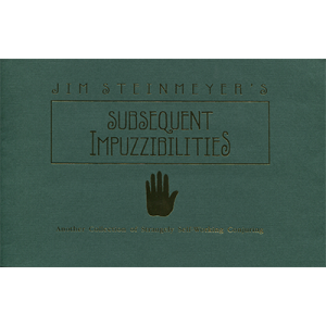 Subsequent Impuzzibilities by Jim Steinmeyer - Book