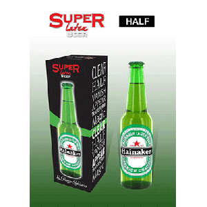 Super Latex Green Beer Bottle (Half) by Twister Magic