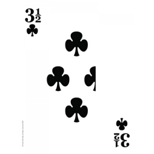 Three & a Half of Clubs Mega Card by Magical Tales - Trick