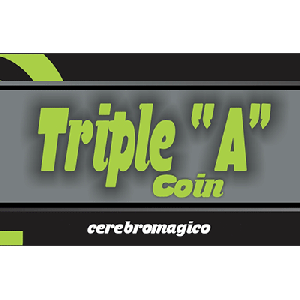 Triple A Coin (Quarter) by Cerebro Magico