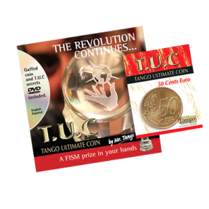 Tango Ultimate Coin w/DVD (T.U.C)(E0080)50 cent Euro  by Tango - Trick