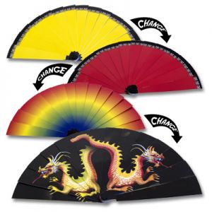 Color Changing Dragon Fan 7"- Trick