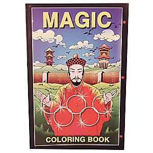 Mini Coloring Book (magician) Sizes  6 inch x9 inch by Uday - Trick