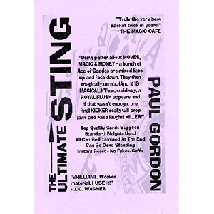 The Ultimate Sting by Paul Gordon - Trick