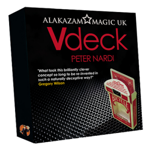 V Deck Red (with DVD and Gimmick) by Peter Nardi - Trick