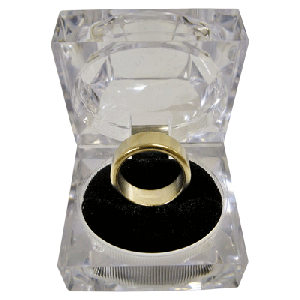 Wizard PK Ring Original (FLAT, GOLD, 16mm) by World Magic Shop - Trick